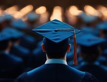 graduation photo with hat