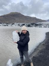 Nicole in Iceland