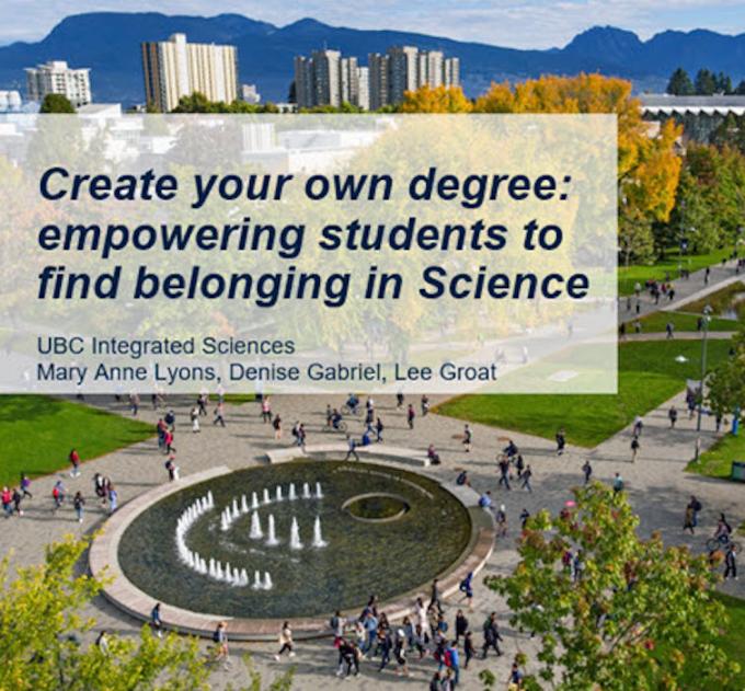 Create Your Own Degree! powerpoint title slide.